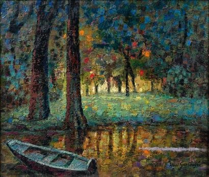 Henri GARROUSTE (1890-?)
La Barque Toile...