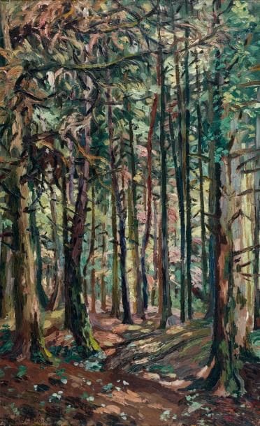Emmanuel de LA VILLÉON (1858-1944)
Sous-bois...