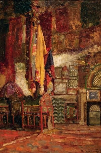 Albert LEBOURG (1849-1928)
Intérieur de palais...