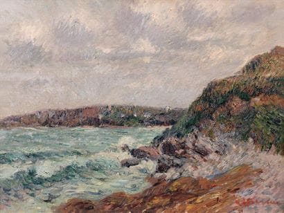 Gustave LOISEAU (1865-1935)
La Baie de Tréboul...