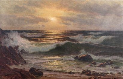 Wartan MAHOKIAN
Vagues au crépuscule, au...