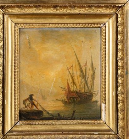 D'après Joseph VERNET, école française de...