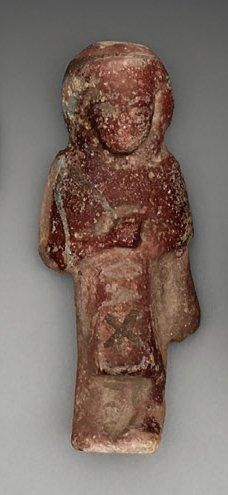 Shaouabti contremaître en costume des vivants,...
