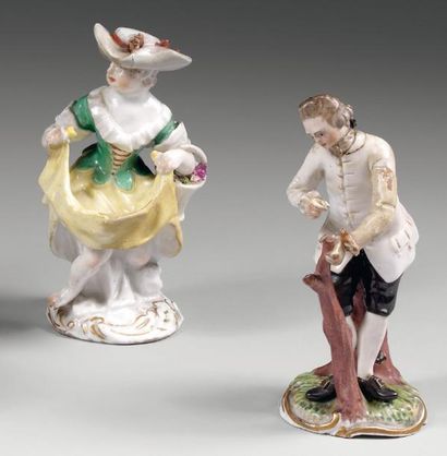 Meissen et Frankenthal
Statuette représentant...