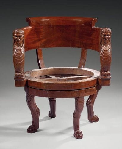 Fauteuil de bureau à ceinture tournante en...