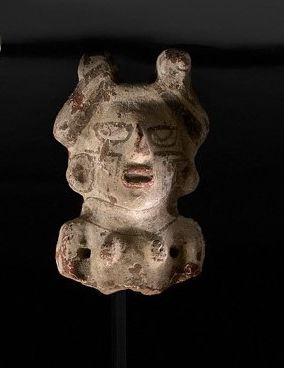 Lot of 5 terracotta objects composed of two...