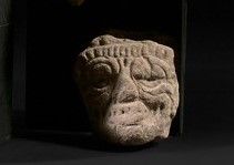 Lot of five various objects in terra cotta,...