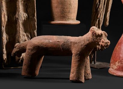 Animal in terra cotta.

Bankoni. Mali.

Length:...