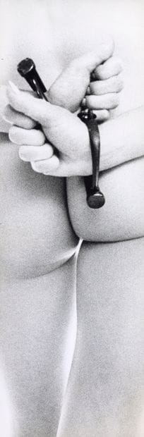 SAM HASKINS (1929-2009)
COWBOY KATE 
Handcuffs...