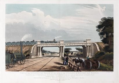 BURY (T. T.). Coloured views on the Liverpool...