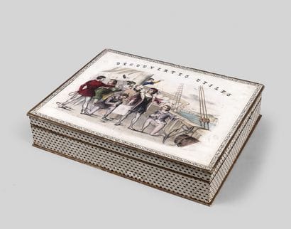 BOITE ROMANTIQUE. Jeu de Loto. Boîte à 4...