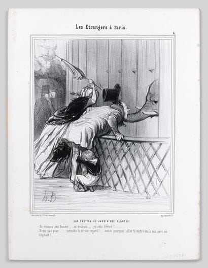 DAUMIER (H.). Les Etrangers à Paris. P.,...