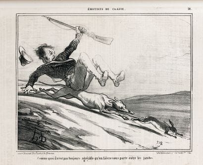 DAUMIER (H.). Importante réunion de plusieurs...