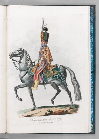 COSTUMES militaires autrichiens. - Mansfeld...