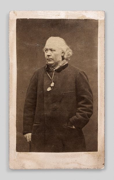 CARJAT (Et.). Portrait de Daumier. Vers 1861....