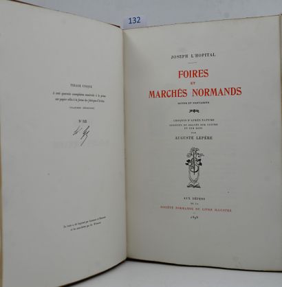 L’HOPITAL (Joseph). Foires et marchés normands....