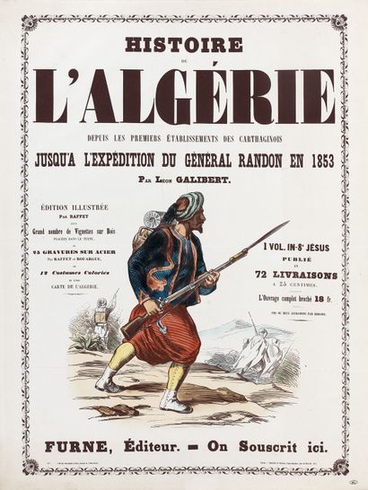 AFFICHE DE LIBRAIRIE pour l’ouvrage de Galibert...
