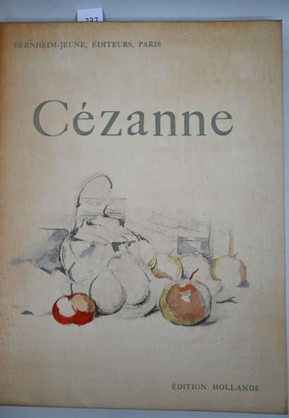 CEZANNE. P., Bernheim-Jeune, 1914. In-folio...