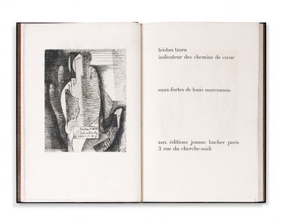 TZARA (Tristan). Indicateur des chemins de...