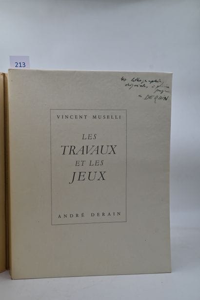 MUSELLI (Vincent). Les Travaux et les Jeux....