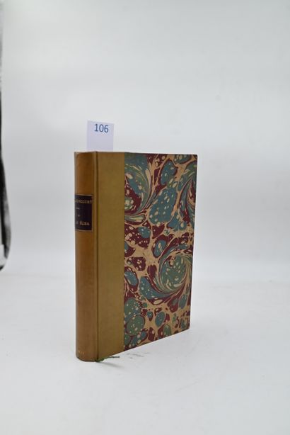 GONCOURT (Edmond de). La Fille Elisa. P.,...