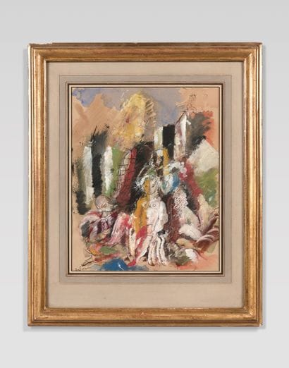 Charles DUFRESNE (1876-1938) Trois personnages....