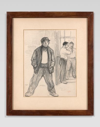 Théophile STEINLEN (1859-1923) Ouvriers....