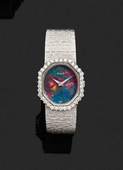 Piaget Ladies' wristwatch in 18k (750) white...