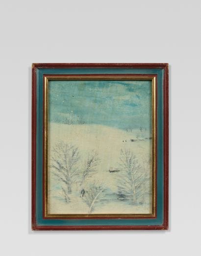 Kinosuke EBIHARA (1904-1970) Paysage de neige....