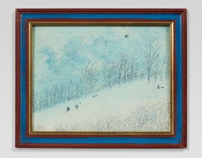 Kinosuke EBIHARA (1904-1970) Paysage de neige....