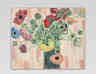 Taneo SUENAGA (1913-2009) Vase de Fleurs,...