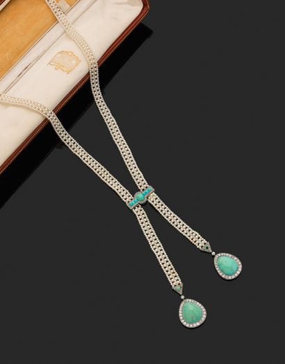 Cartier Collier négligé composé de petites...