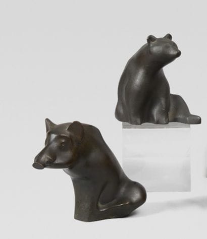 Claude LHOSTE (1929-2009) Bear, 1990 - Wild...
