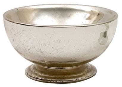 Coupe sur piédouche en verre au mercure de...