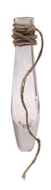Goûte vin ou alcool fusiforme en verre incolore,...