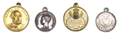 HENRI, duc de Bordeaux
Médaille pendentif...