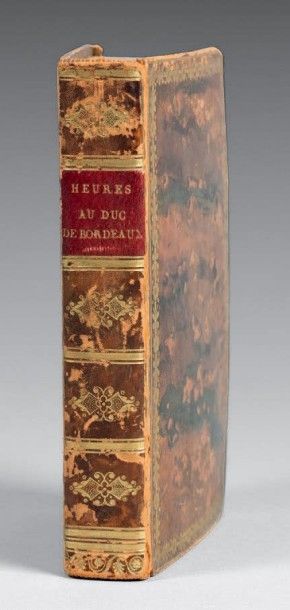 HENRI, duc de Bordeaux
Heures au duc de Bordeaux...