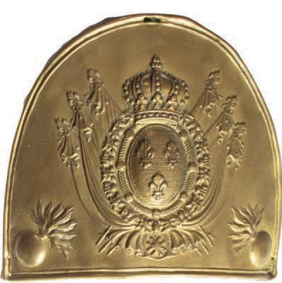 PLAQUE DE SHAKO D'OFFICIER D'INFANTERIE
Du...