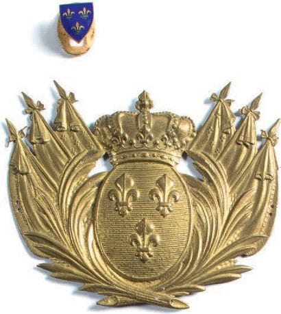ENSEMBLE
Comprenant une plaque en bronze...