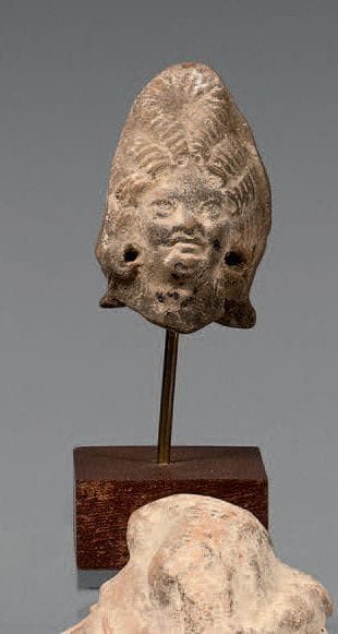 TÊTE D'HARPOCRATE
Terre cuite
Égypte, Alexandrie...