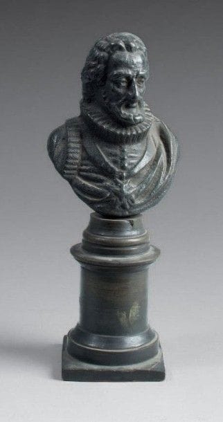 HENRI IV, roi de France
Buste en fonte à...