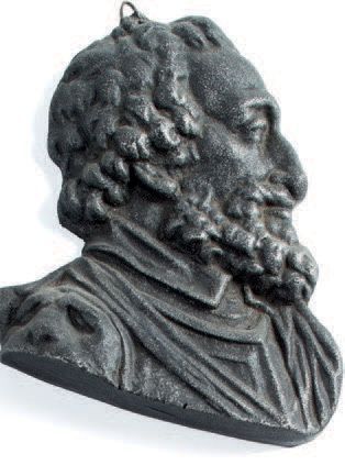 HENRI IV, roi de France
Buste en fonte à...