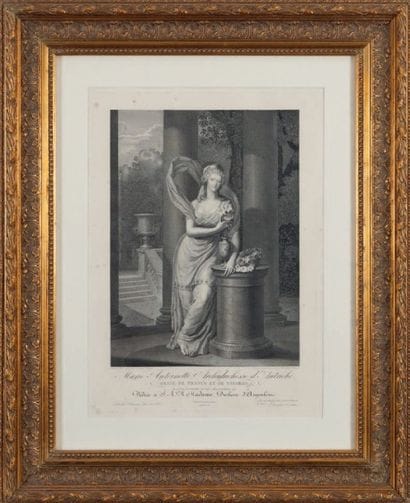 * ÉCOLE FRANÇAISE du XIXe siècle
Portrait...