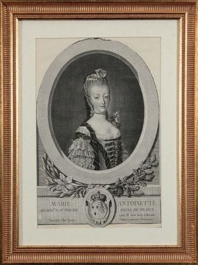 * ÉCOLE FRANÇAISE du XVIIIe siècle
Portrait...