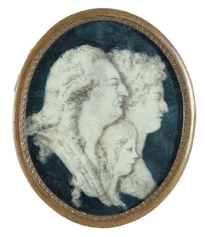 * ÉCOLE FRANÇAISE du XIXe siècle
Le roi Louis...