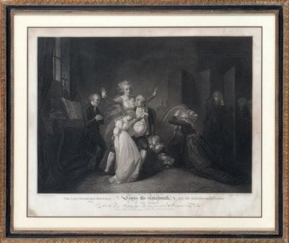 * ÉCOLE ANGLAISE du XVIIIe siècle
L'adieu...