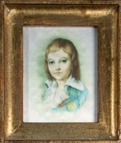 LOUIS XVII, Dauphin de France
Ensemble comprenant:...