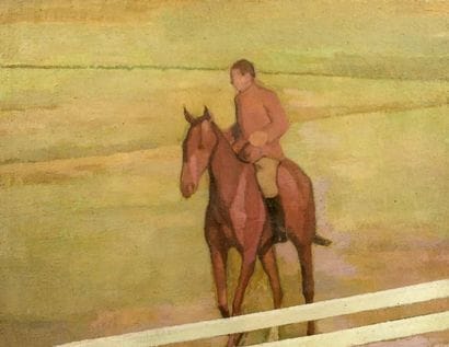 École RUSSE du XIXe siècle
Cavalier sur une...