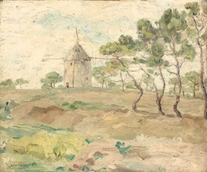 Jean MAXENCE (XXe siècle)
Le Vieux moulin
Huile...