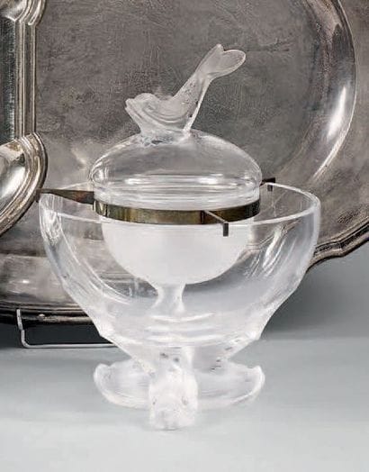 LALIQUE FRANCE
Coupe à caviar Igor en cristal,...
